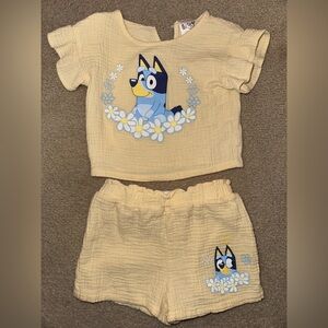 Bluey 2 piece summer outfit
